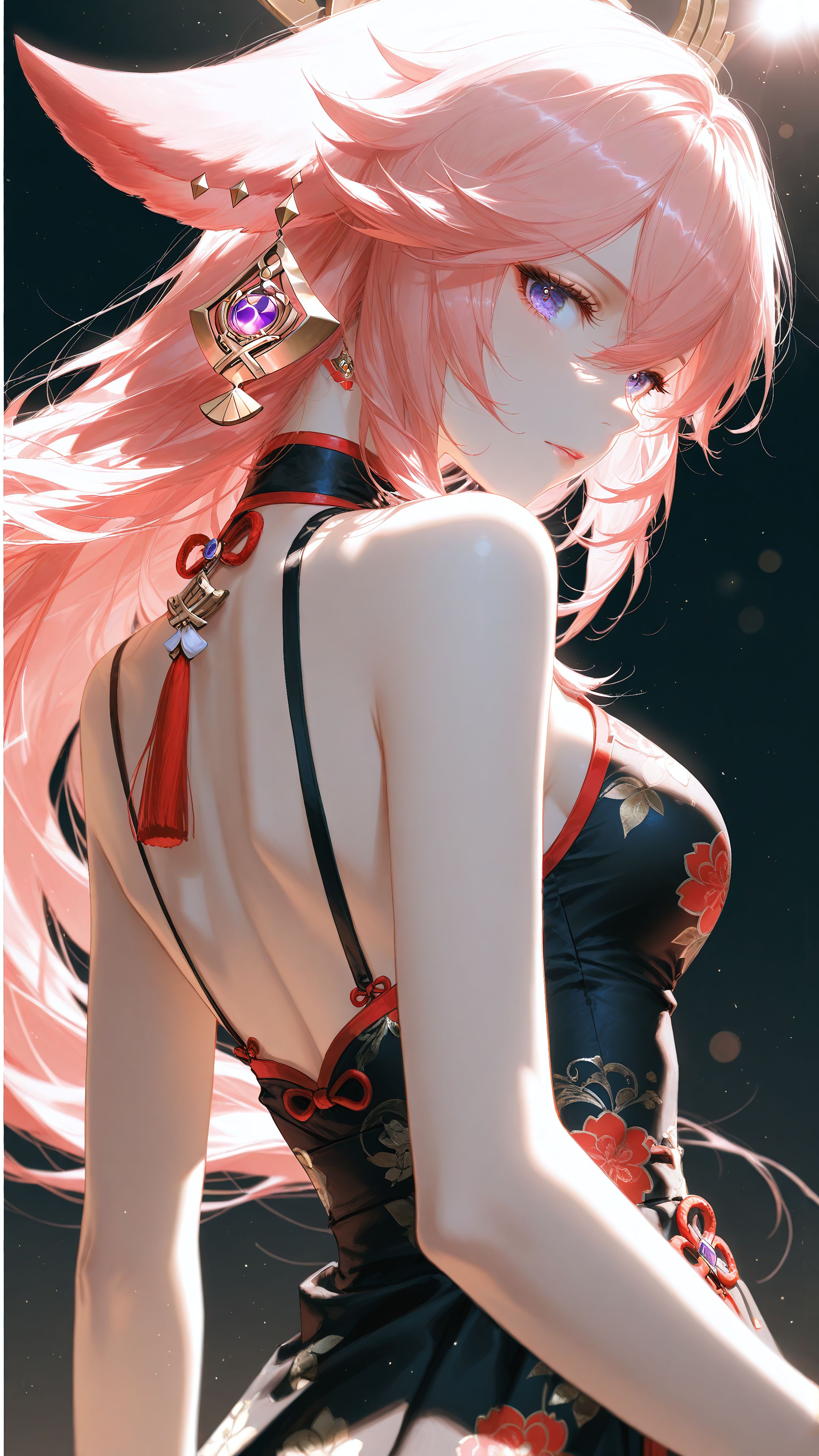 #原神 #八重神子 #ai绘画