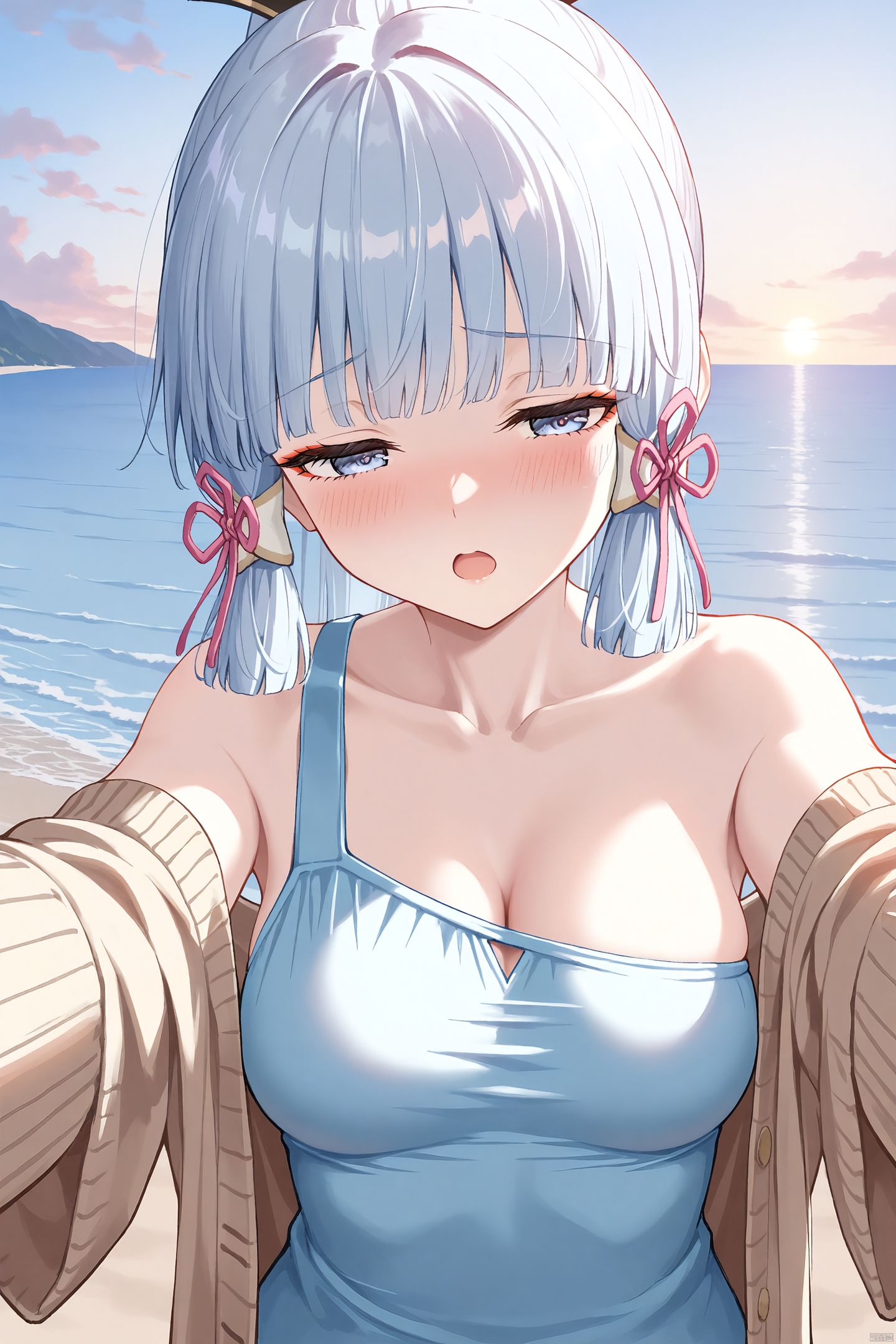 手机壁纸系列。百变绫华#二次元少女 #二次元美图 #神里绫华