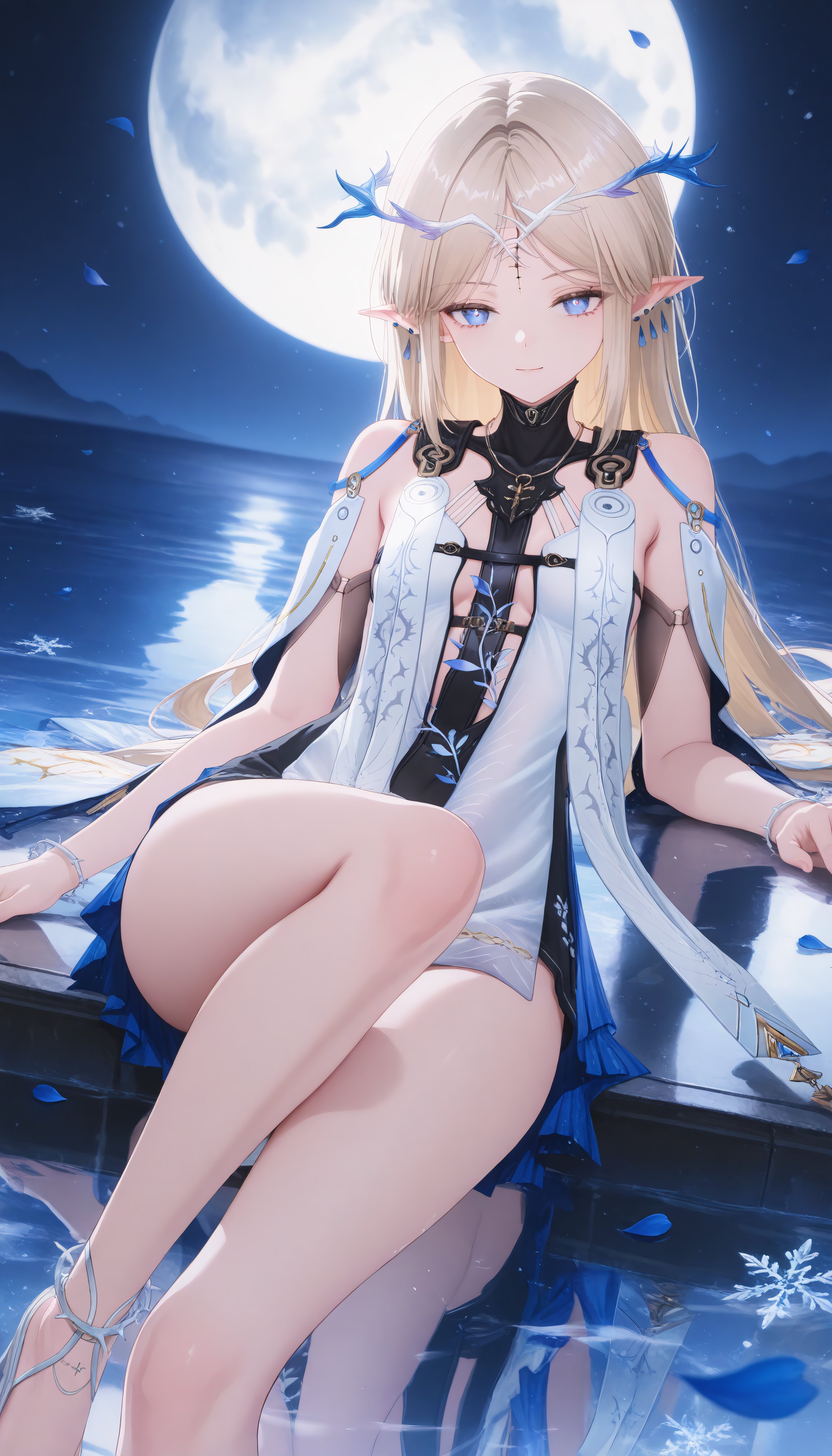 卡提希娅 月下。#鸣潮  #卡提希娅 #二次元 #壁纸