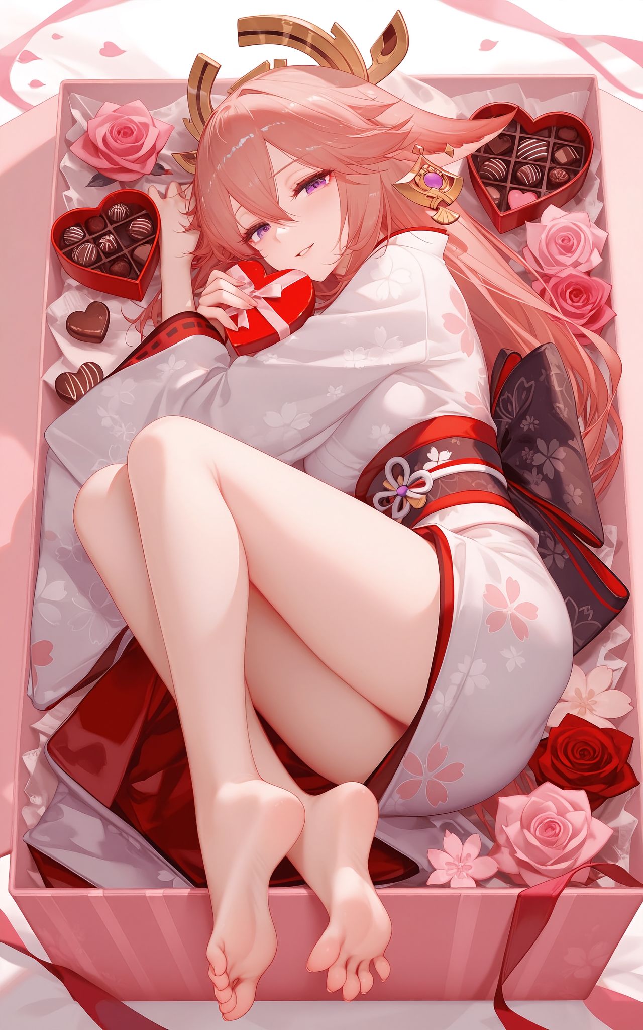 原神 #二次元 #手机墙纸 #八重神子 #神里绫华