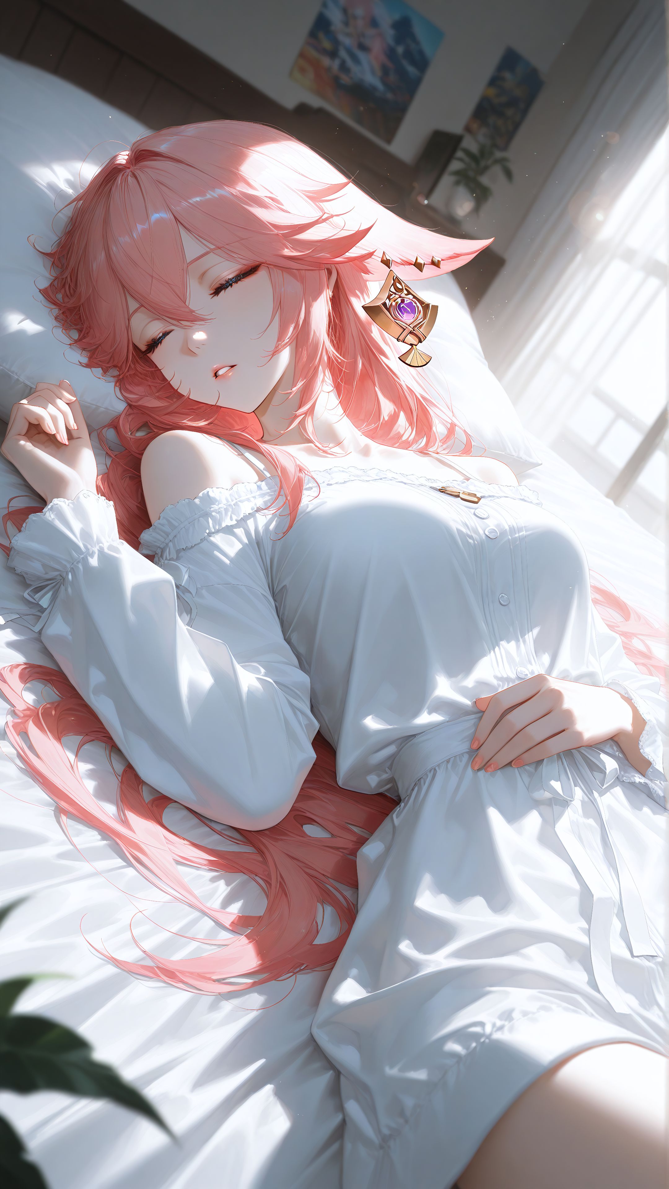 #原神 #八重神子 #ai绘画