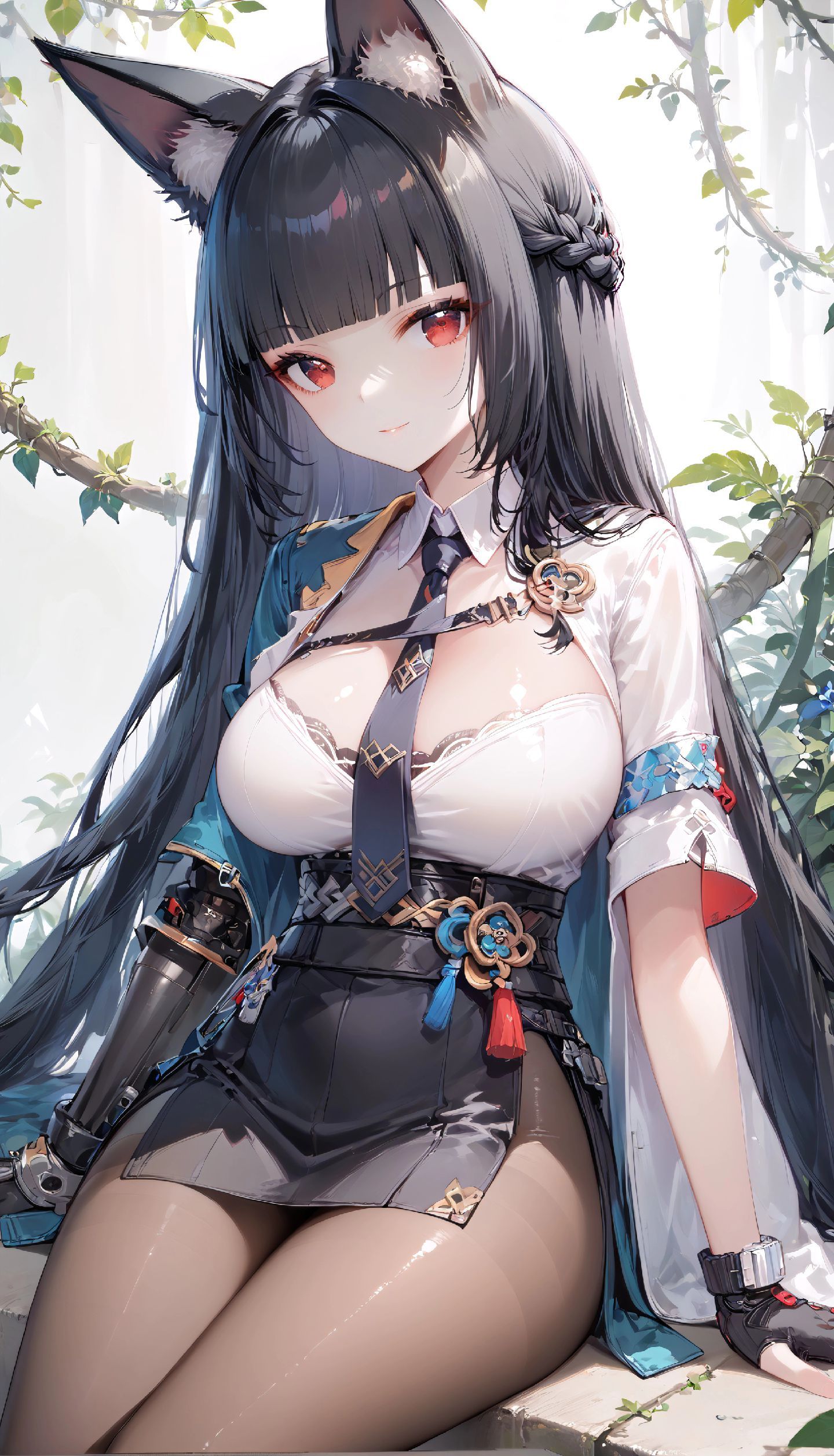 二次元美图【绝区零 星见雅】黑丝 丝袜 游戏角色手机壁纸
