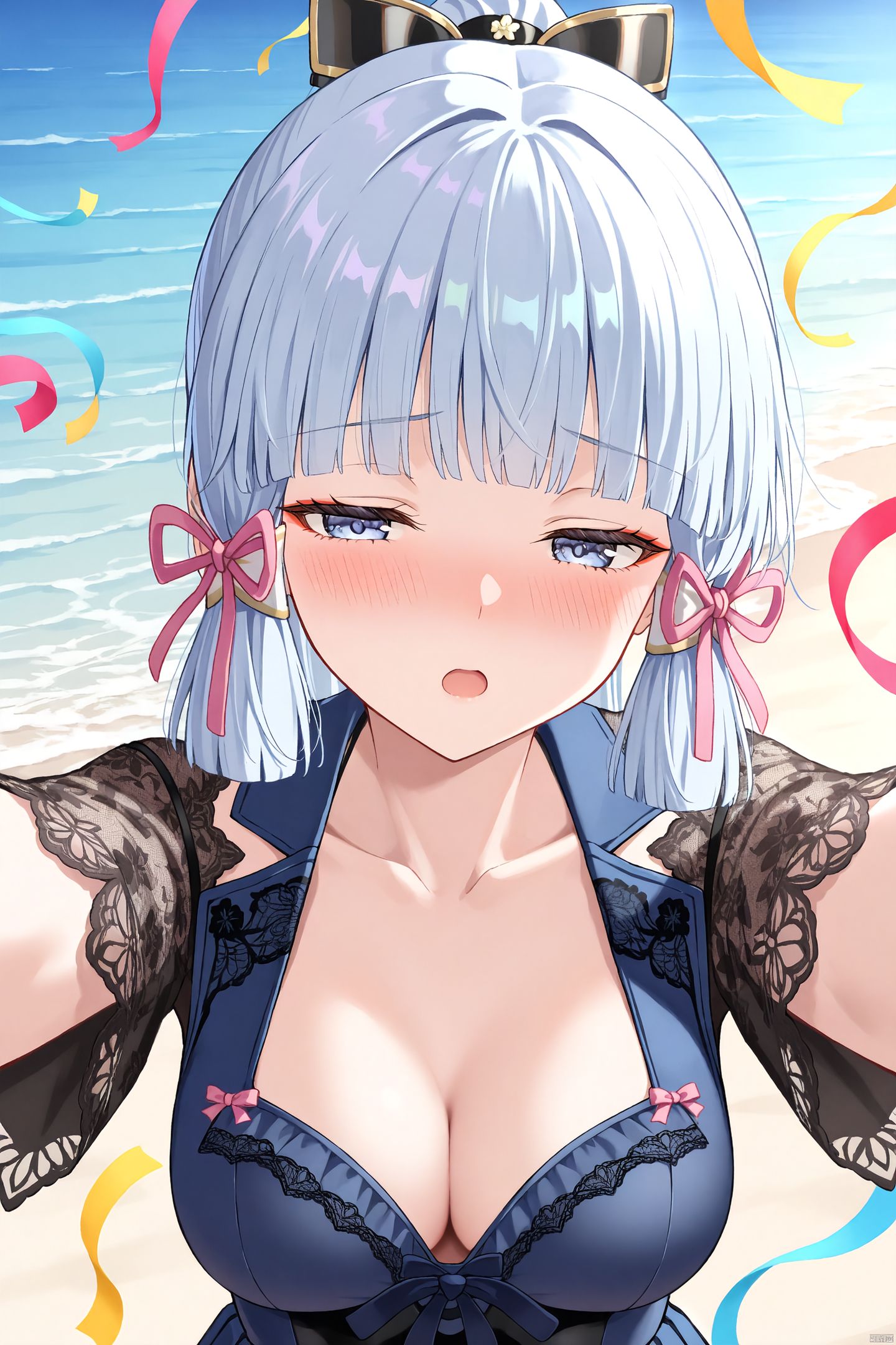 手机壁纸系列。百变绫华#二次元少女 #二次元美图 #神里绫华