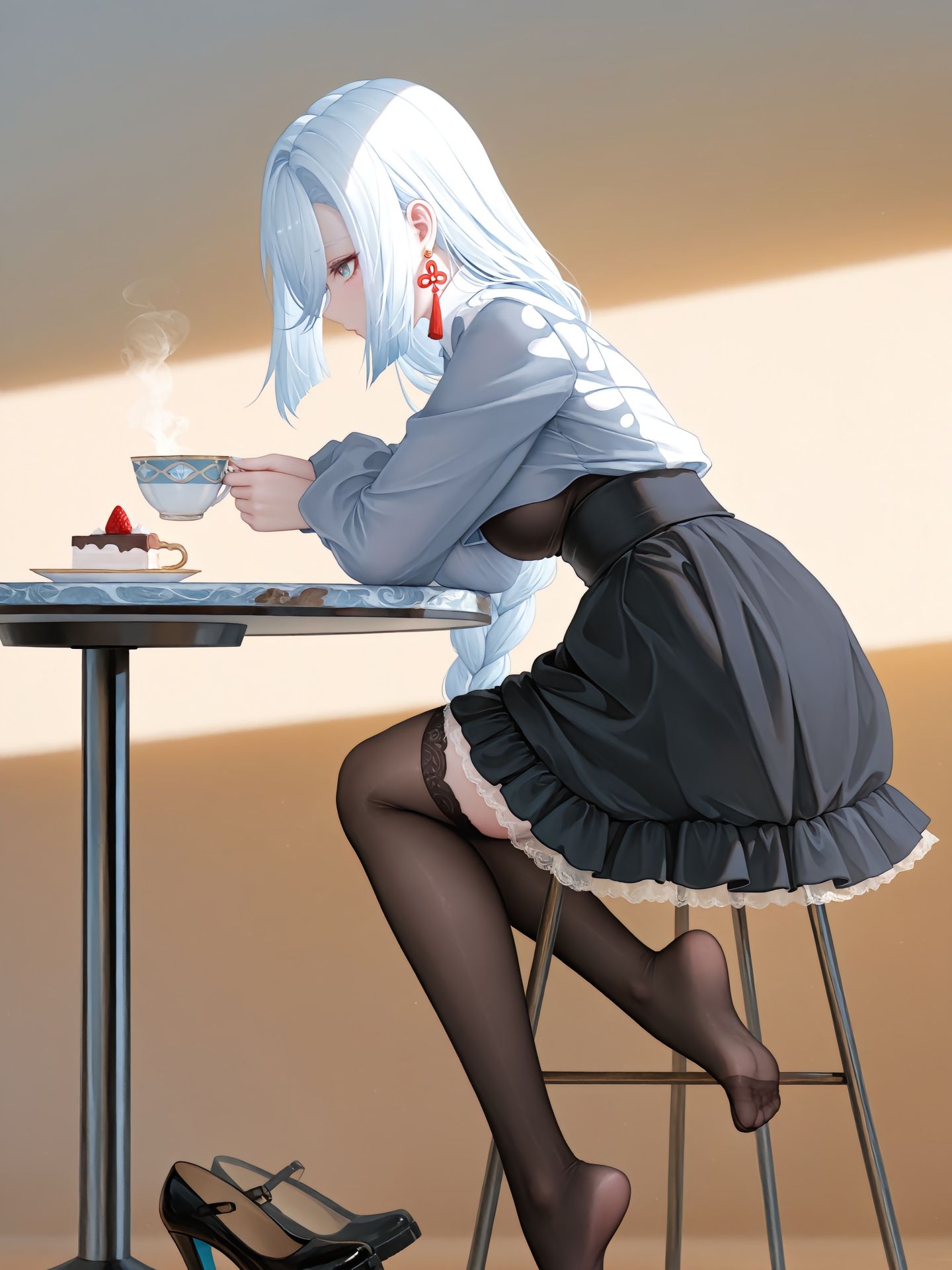 下午茶时光。#申鹤