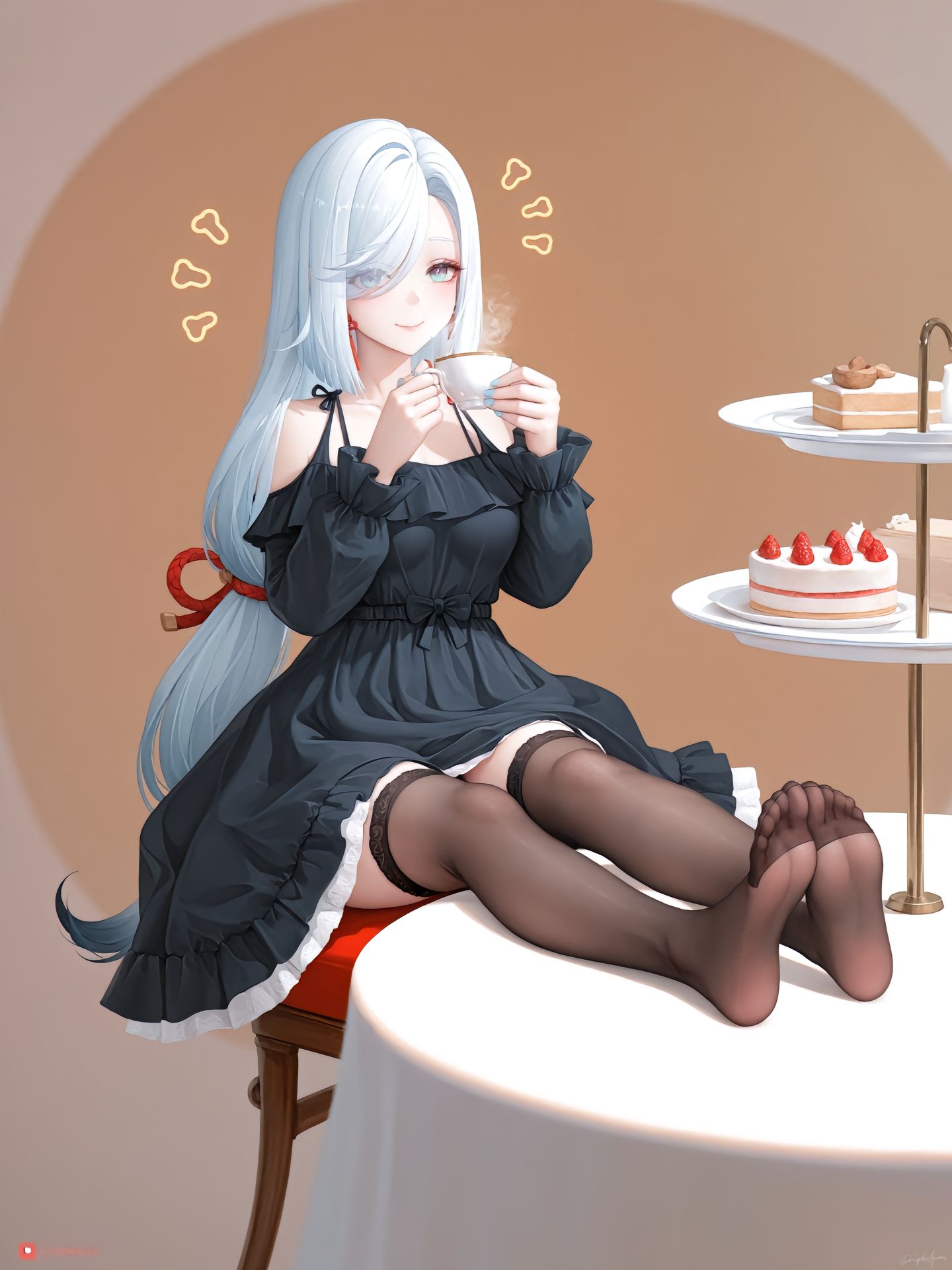 下午茶时光。#申鹤