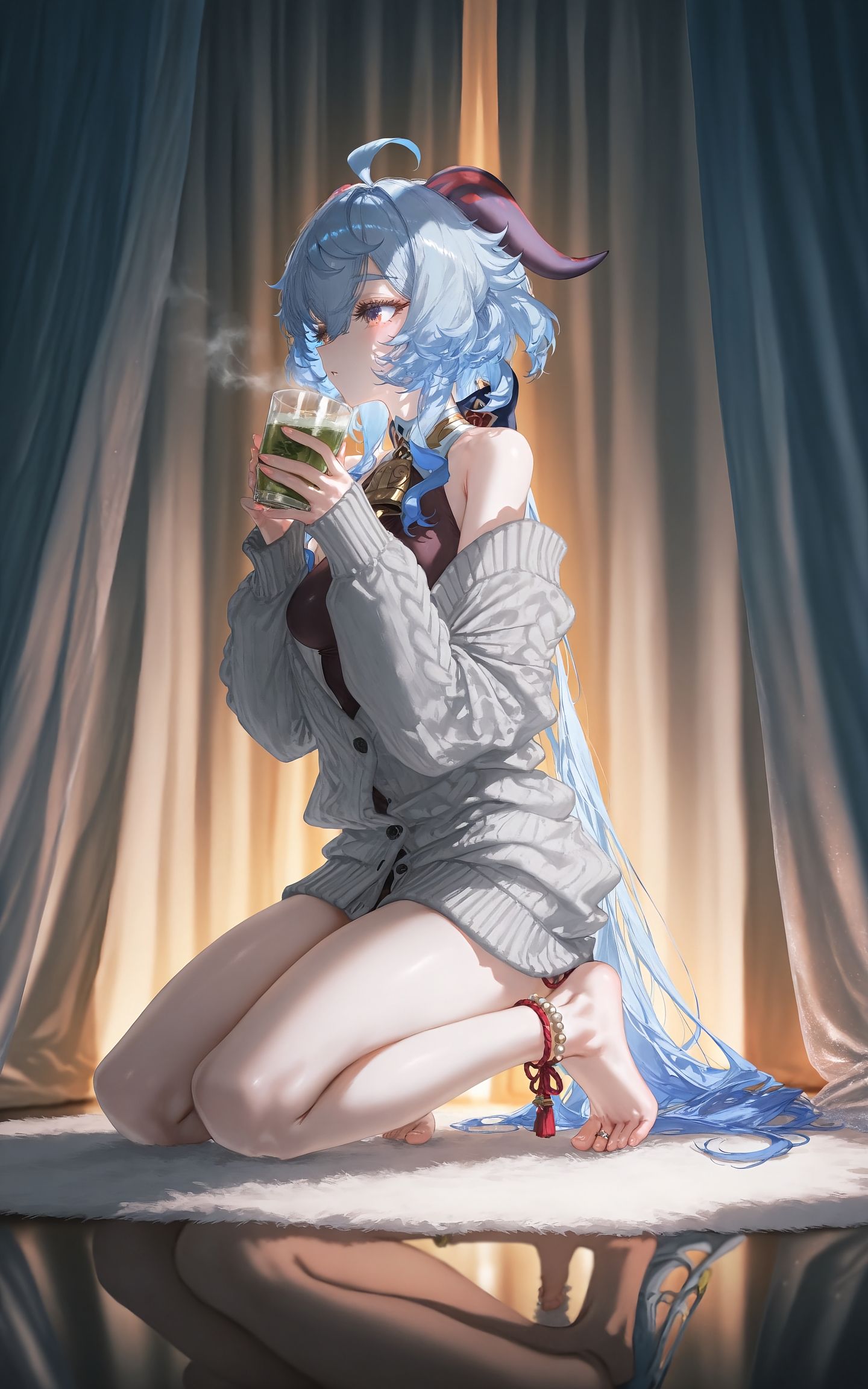 原神甘雨「冰铃私语·朝夕相伴」#1。#原神 #二次元美图 #手机墙纸 #二次元 #甘雨