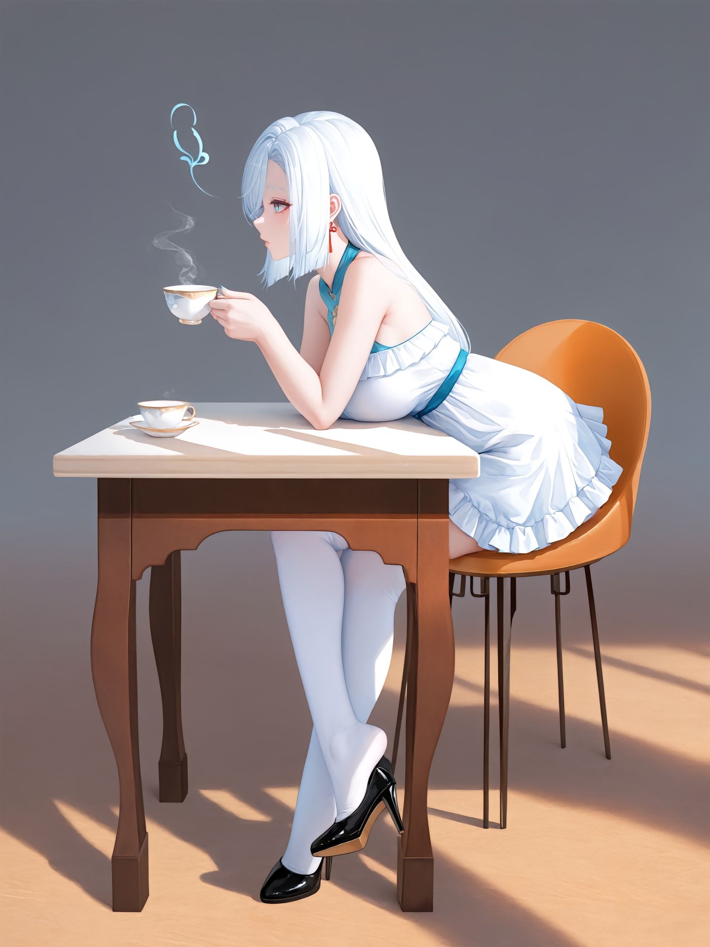 下午茶时光。#申鹤