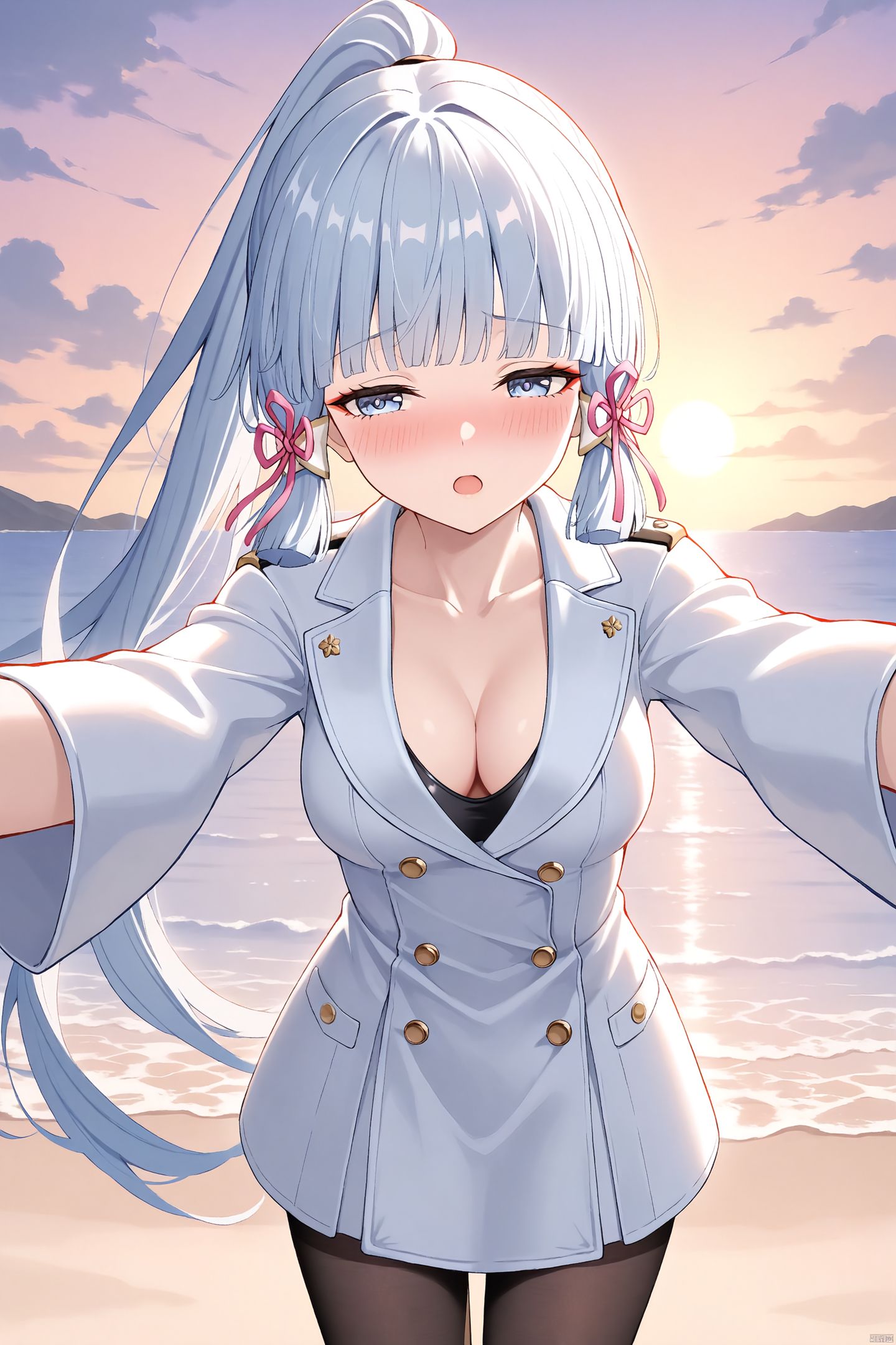手机壁纸系列。百变绫华#二次元少女 #二次元美图 #神里绫华