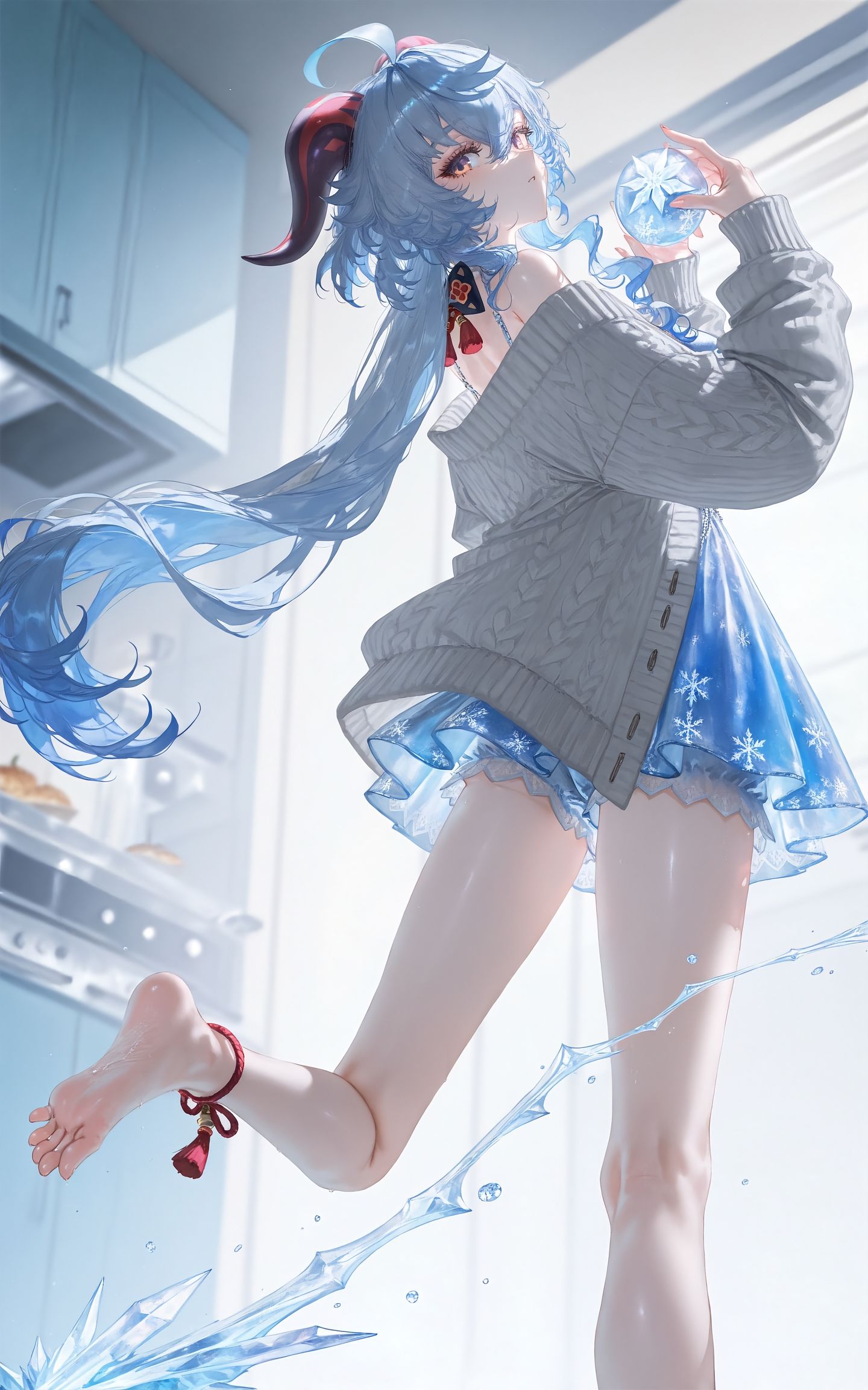原神甘雨「冰铃私语·朝夕相伴」#1。#原神 #二次元美图 #手机墙纸 #二次元 #甘雨