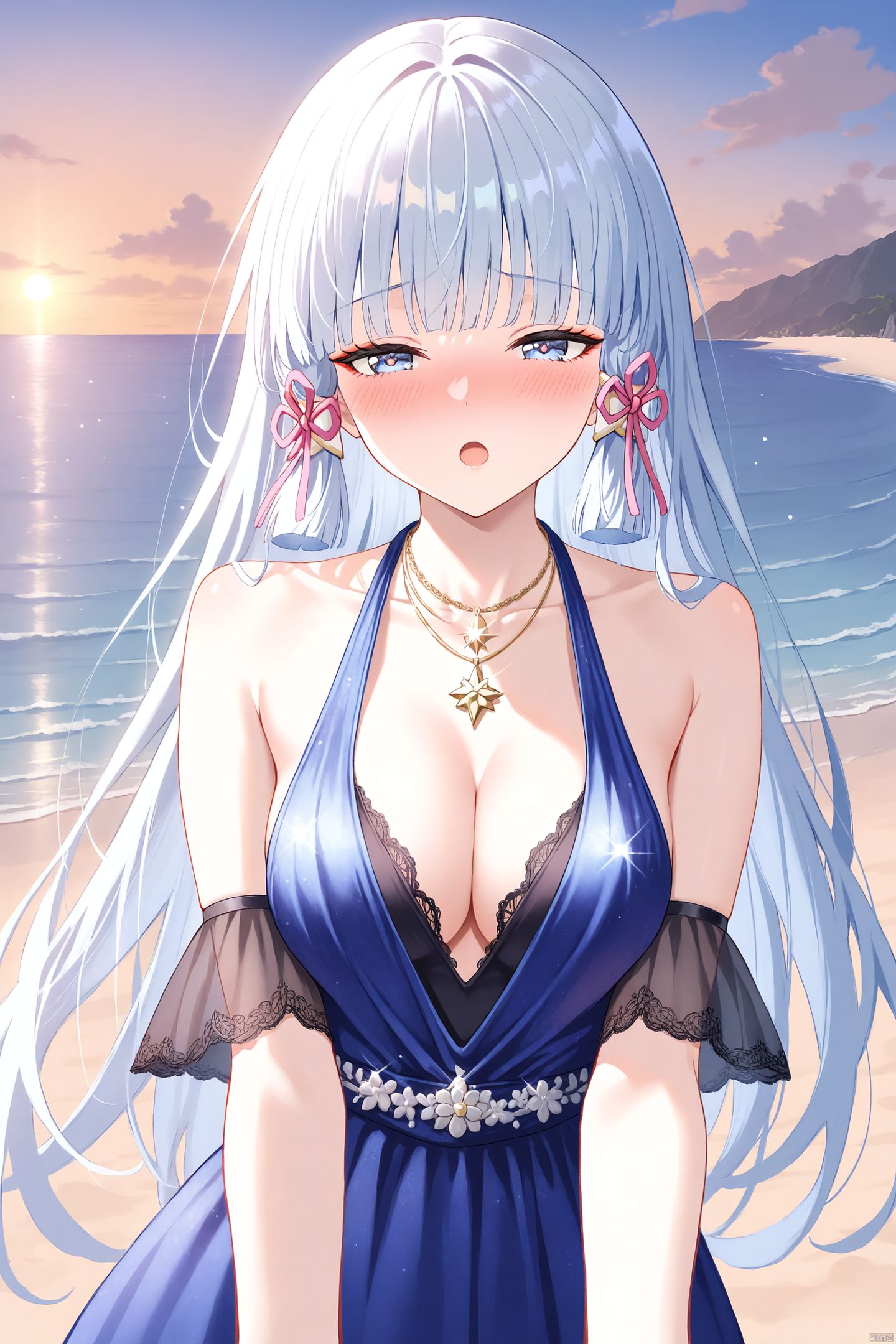 手机壁纸系列。百变绫华#二次元少女 #二次元美图 #神里绫华