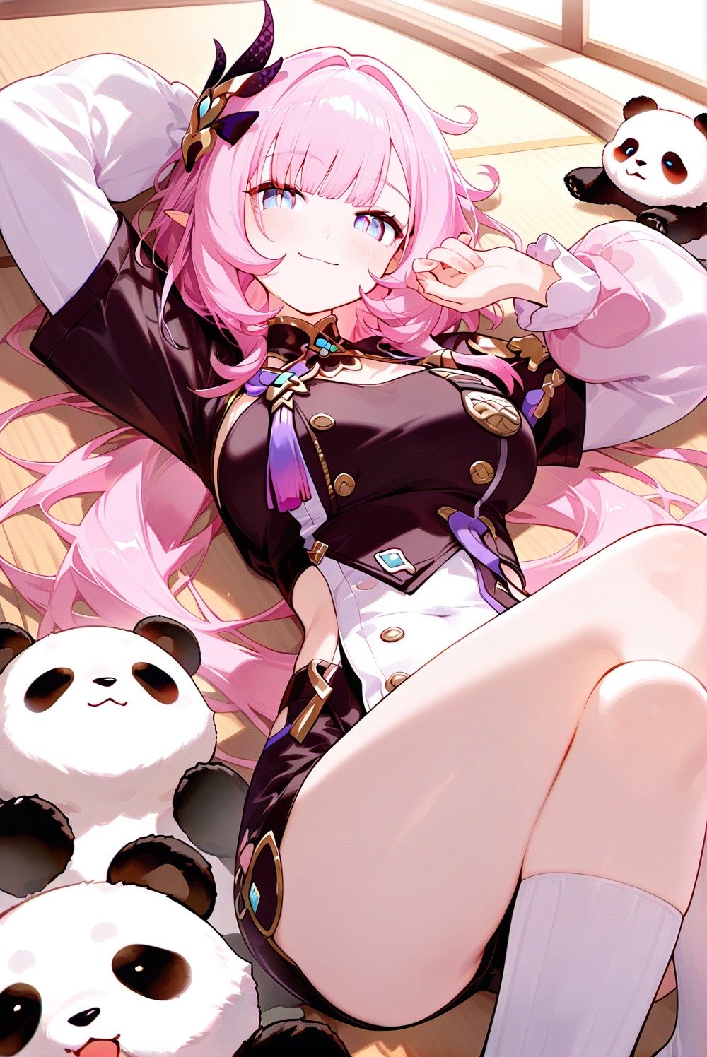 熊猫爱莉哦可爱吧。#人之律者 #爱莉希雅 崩坏三 #致爱莉希雅