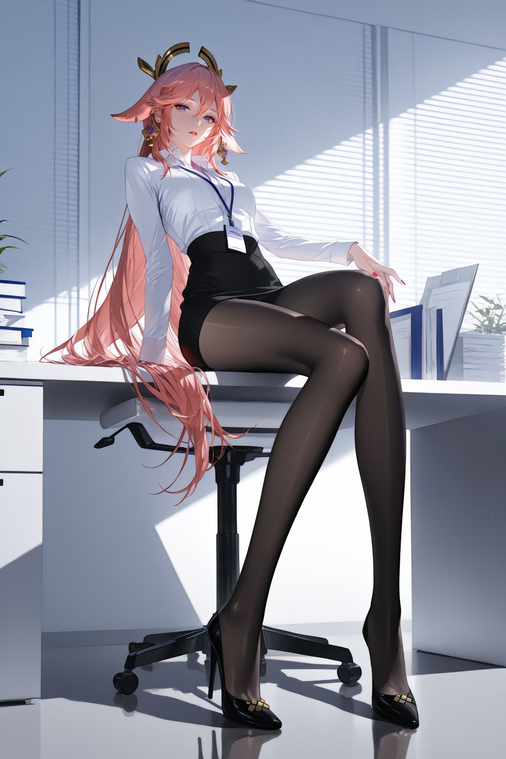八重神子 二次元 二创 同人
