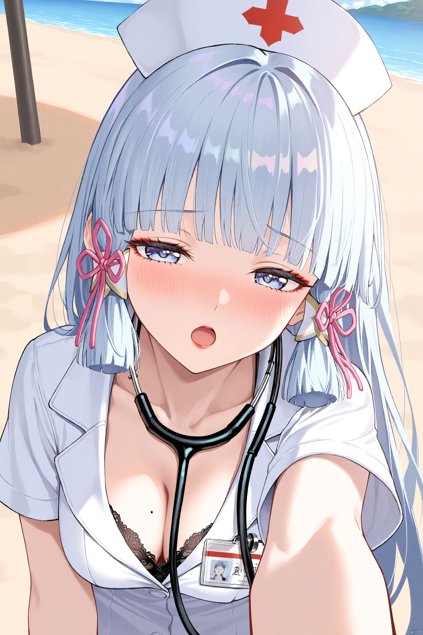 手机壁纸系列。百变绫华#二次元少女 #二次元美图 #神里绫华
