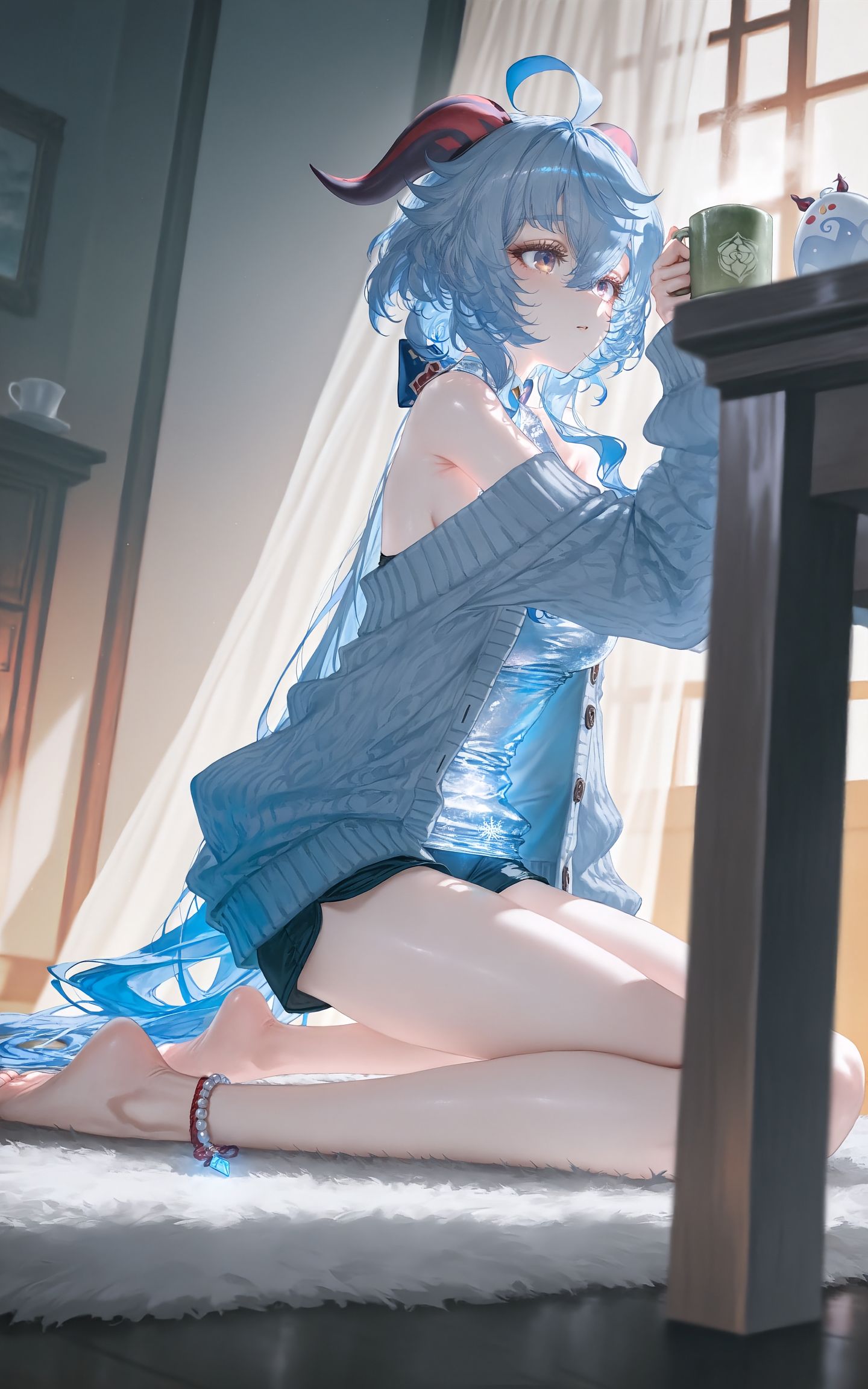 原神甘雨「冰铃私语·朝夕相伴」#1。#原神 #二次元美图 #手机墙纸 #二次元 #甘雨
