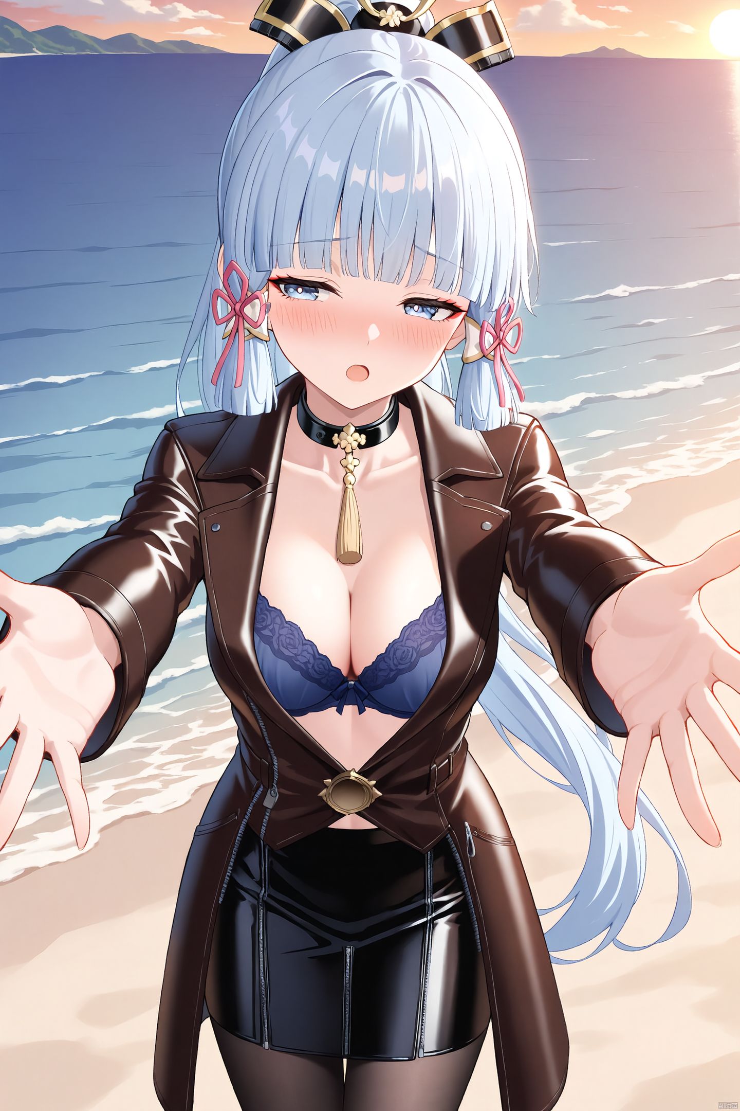 手机壁纸系列。百变绫华#二次元少女 #二次元美图 #神里绫华