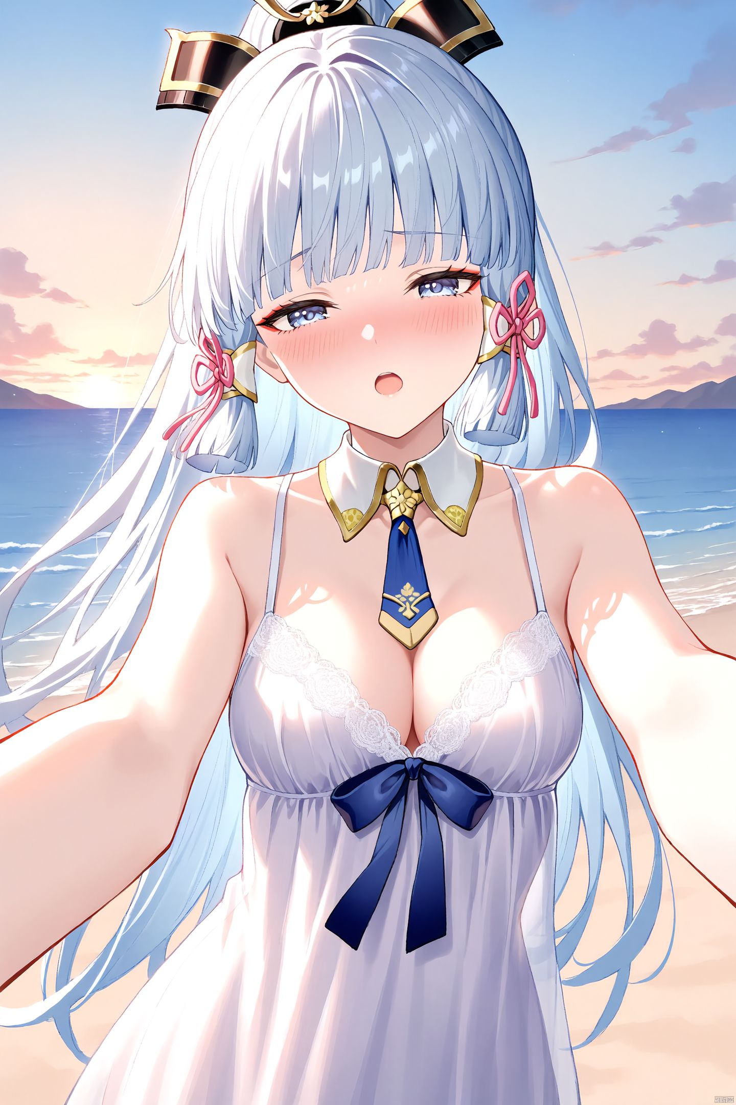 手机壁纸系列。百变绫华#二次元少女 #二次元美图 #神里绫华