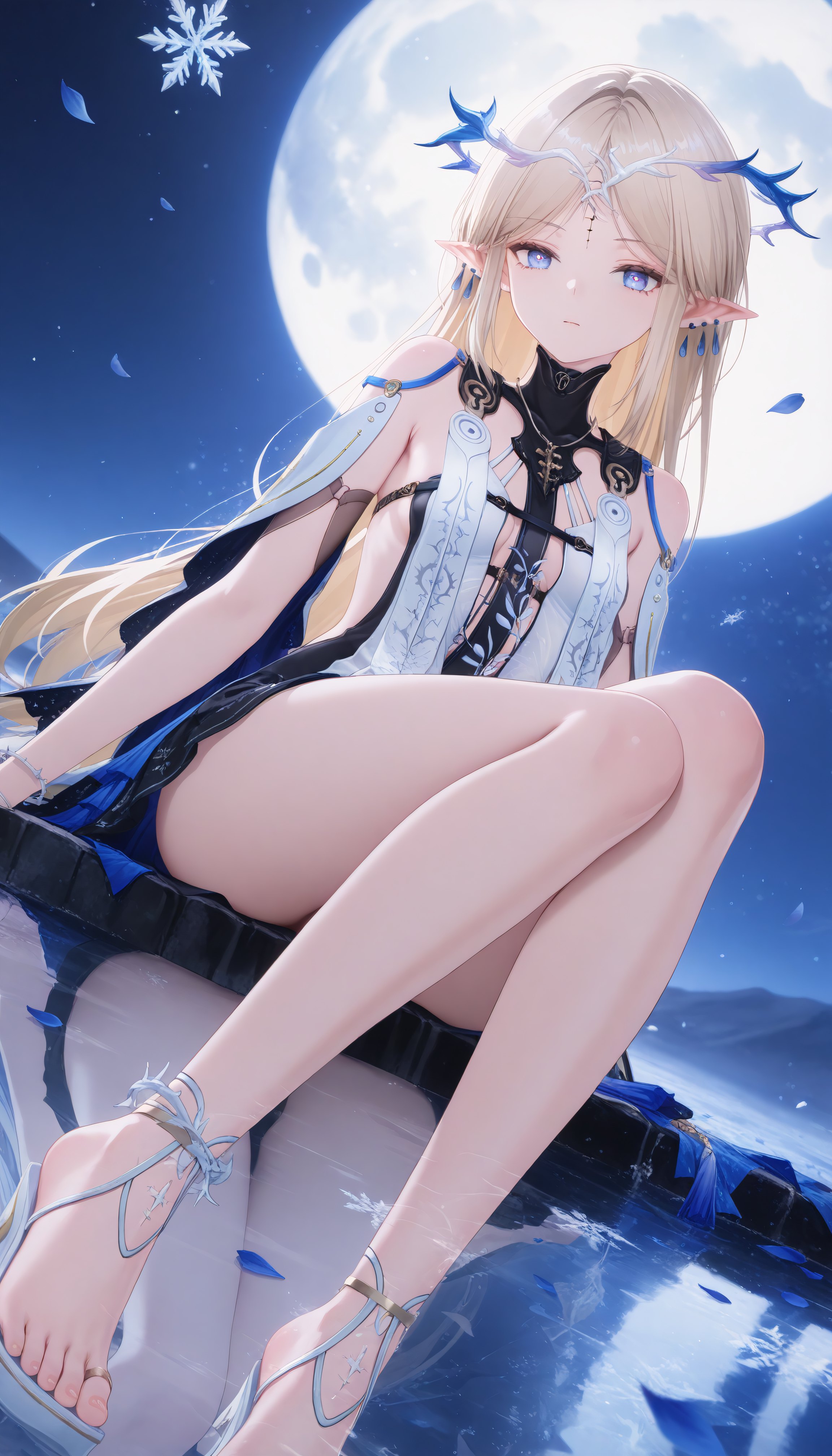 卡提希娅 月下。#鸣潮  #卡提希娅 #二次元 #壁纸
